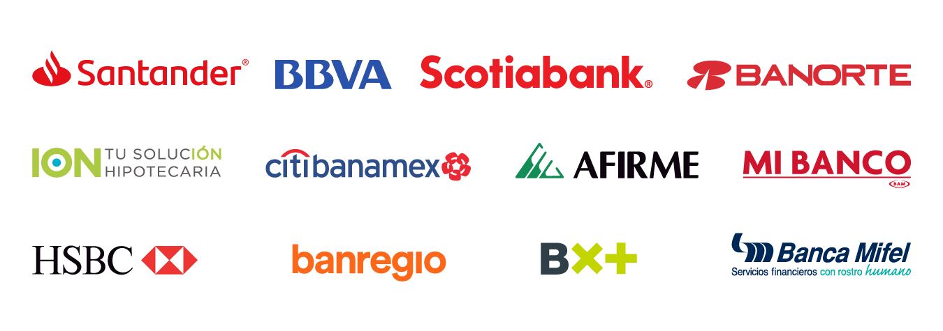 Bancos con los que trabajamos